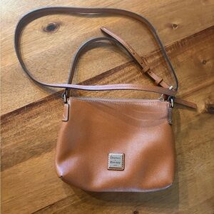 Dooney & Bourke Brown Leather Crossbody Bag